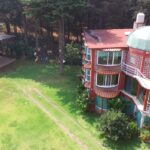 vista aérea de casa con jardín lugares para tu boda