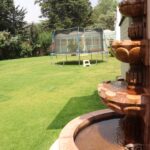 fuente y trampolin ideal para fiestas infantiles